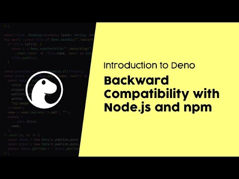 Backward Compatibility with Node.js and npm