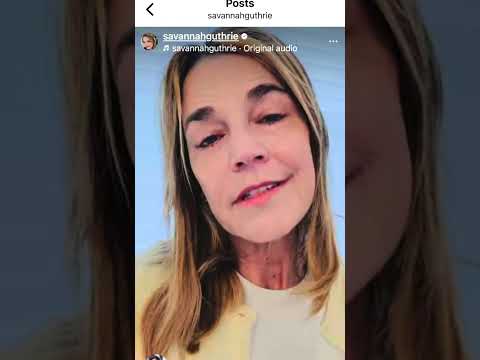 NEW! Savannah Guthrie Releases Video & Offers $1 Million for Nancy Guthrie Info & donating $500K
