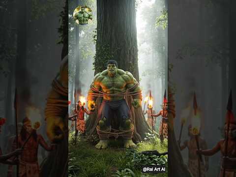 All Avengers captured by tribal warriors in jungle 😭💔 |#hulk #ytshorts #trendingshorts #shorts