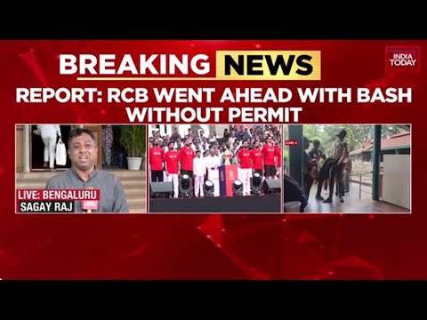Karnataka Stampede News: Govt Report Blames RCB For 'No-Permit' Bash | India Today News
