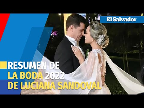 Luciana Sandoval se casó en una boda romántica y llena de famosos