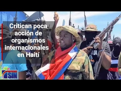 Critican poca acción de organismos internacionales  sobre Haití