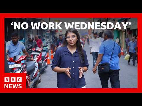 Sri Lanka declared Wednesdays a day off - what’s it like? | BBC News