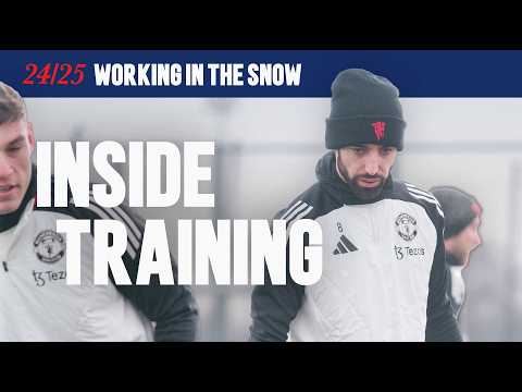 Working In The Snow ❄️ | INSIDE TRAINING