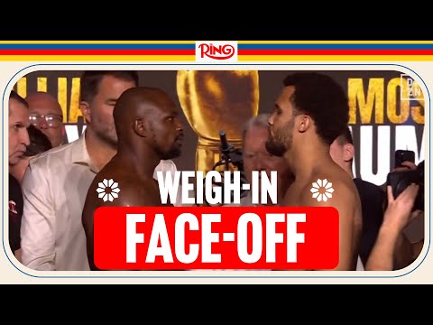 Moses Itauma & Dillian Whyte Have INTENSE Weigh-In Face-Off
