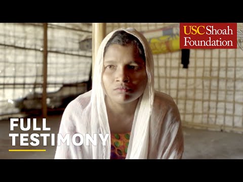Rohingya Genocide Survivor, Jamalida Begum | Full Testimony | USC Shoah Foundation