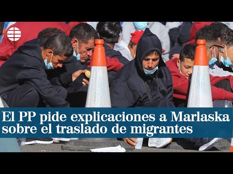 El PP pide que Marlaska explique el traslado de inmigrantes a la Península
