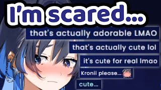 Kronii Being Scared to do This is UNEXPECTEDLY ADORABLE