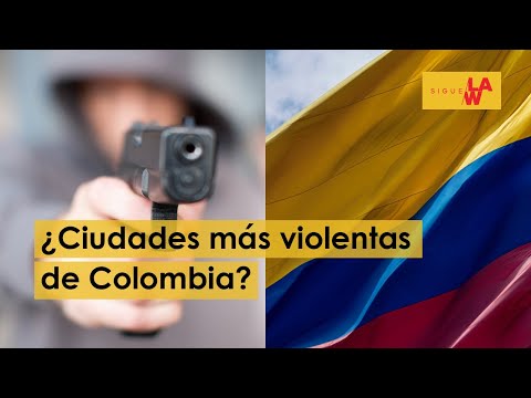 Seis ciudades colombianas más violentas, según estudio