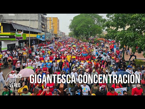 “Gigantesca concentración”: Mensaje de Maduro al pueblo de Trujillo durante marcha contra sanciones