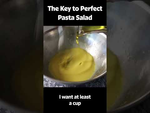 The Key to a Perfect Pasta Salad | Chef John's Simple Emulsified Vinaigrette