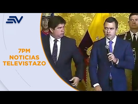 Daniel Noboa posesiona a 14 gobernadores en el palacio de Carondelet | Televistazo | Ecuavisa