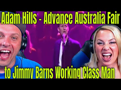 Adam Hills - Advance Australia Fair to Jimmy Barns Working Class Man | THE WOLF HUNTERZ REACTIONS