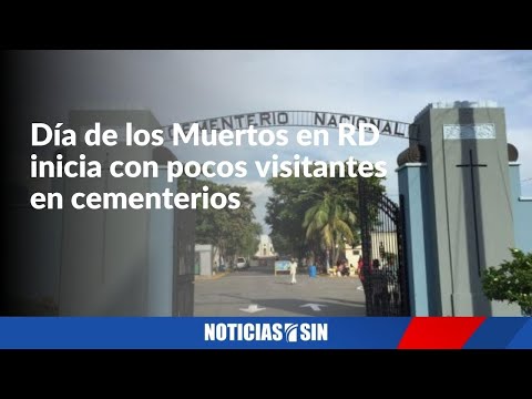 Pocos visitantes en cementerios al celebrarse el Día de los Muertos