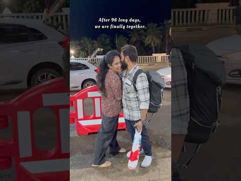 After 96 long days…we are finally together 💖🥹 #pravasi