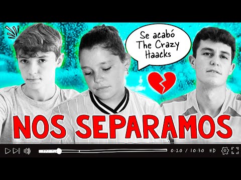 Nos separamos... 💔 El fin de The CRAZY HAACKS 😭 Mateo, Hugo y Daniela se SEPARAN para SIEMPRE