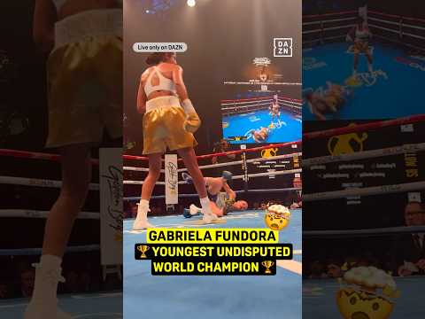 Gabriela Fundora made HISTORY 🏆👏 #boxing #shorts