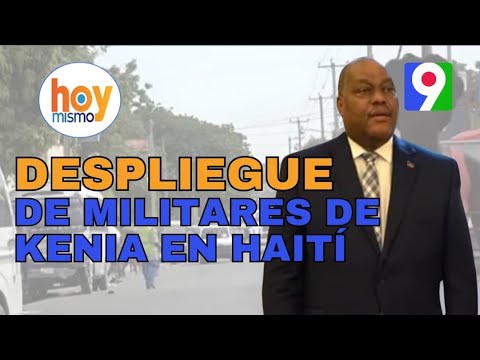 Abordan despliegue de militares de Kenioa en Haití en reunión en Washington | Hoy Mismo