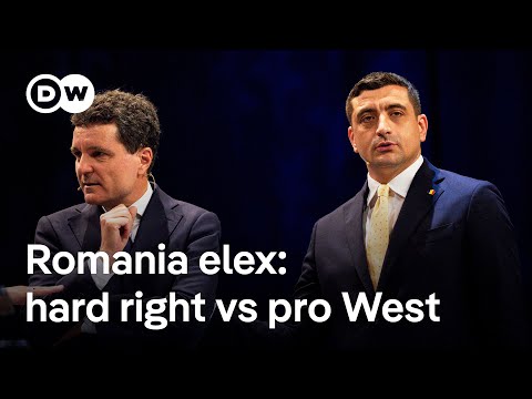 Romanians face choice between East and West in divisive presidential election | DW News