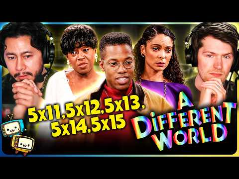 A DIFFERENT WORLD Season 5 Episodes 11-15 Reaction! | Jasmine Guy, Kadeem Hardison, w/ Jaby Koay