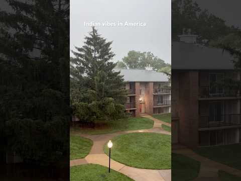 Indian Vibes in America | rain | Pakodi | omlet | Tea | Old movie ❤️