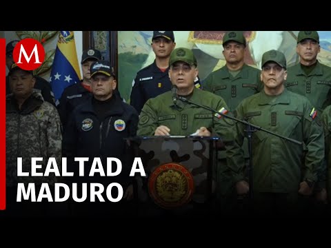 Fuerzas Armadas de Venezuela ratifican absoluta lealtad a Nicolás Maduro