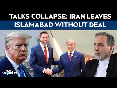 Iran War News Today | 21-Hour Negotiations Fail, Iran Delegation Leaves Islamabad