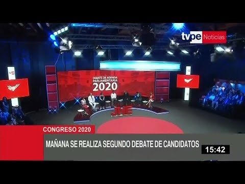 Congreso 2020: segundo debate de candidatos por Lima este jueves a las 8.00 p. m.