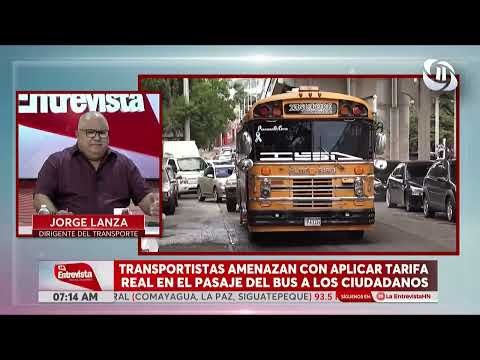 LA ENTREVISTA l Transportistas amenzan con aplicar tarifa real en el pasaje del bus a los ciudados