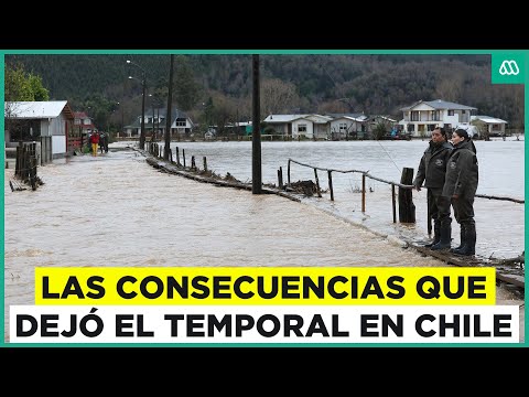 Temporal en Chile: Un fallecido y miles de damnificados dejaron las intensas lluvias