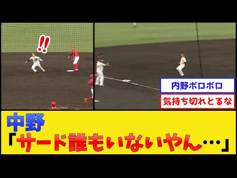 カープの守備、めちゃくちゃになってしまう【阪神タイガースvs広島東洋カープ】【プロ野球なんJ 2ch プロ野球反応集】