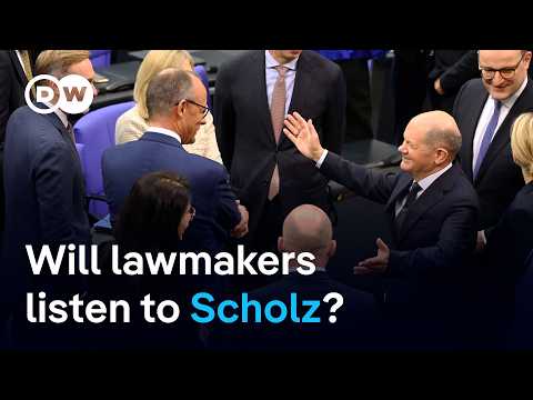 German Chancellor Scholz calls on opposition to pass important laws despite crisis | DW News