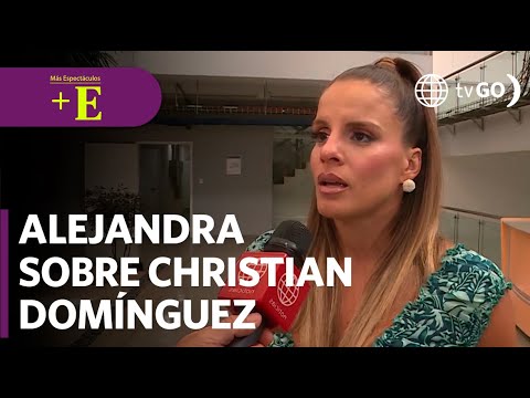 Alejandra Baigorria arremete contra Christian Domínguez | Más Espectáculos (HOY)