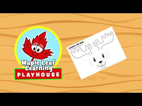 Connect the Dots | Simple Worksheet for Kids | Maple Leaf Learning Playhouse