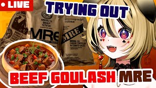 【MRE Taste Test】My first time trying out Beef Goulash is from an MRE?