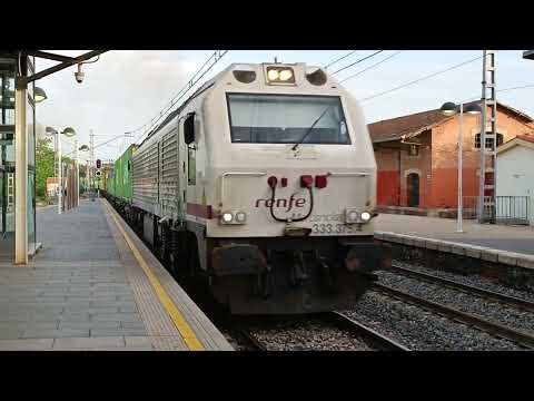 Renfe Mercancías - S - 333.375 con JSV por Valdemoro hacia Madrid