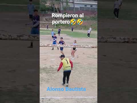 Rompieron al portero #futbol