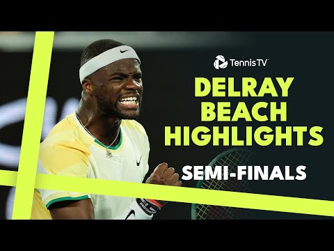 Taylor Fritz vs Marcos Giron; Frances Tiafoe vs Tommy Paul | Delray Beach 2024 Semi-Final Highlights