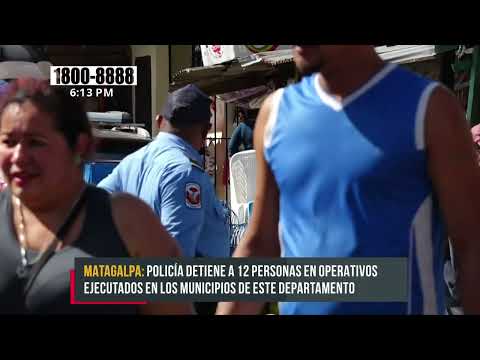 12 sujetos «desfilan» en las celdas de Matagalpa - Nicaragua