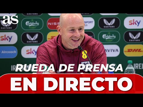 LEE CARSLEY, EN DIRECTO | RUEDA DE PRENSA INGLATERRA - FINLANDIA