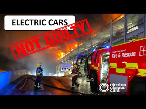 Luton Airport carpark fire