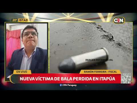 Nueva víctima de bala perdida en Itapúa