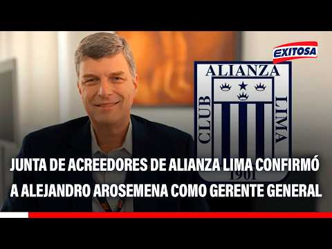 🔴🔵 Alfredo Arosemena fue confirmado como nuevo gerente general de Alianza Lima