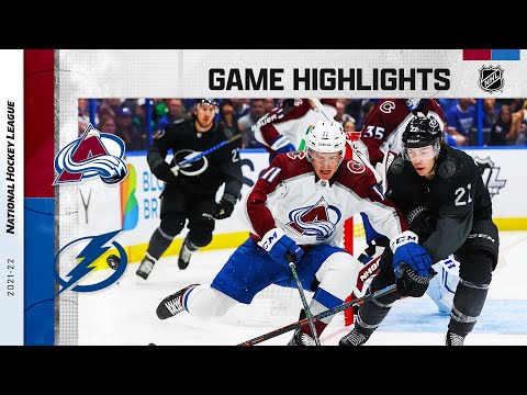 Avalanche @ Lightning 10/23/21 | NHL Highlights