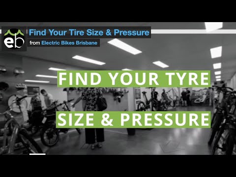 How to find your tyre size & pressure | Electric Bikes Brisbane