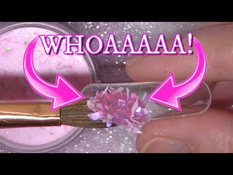 BEAutiful Glitter Acrylic Powders In Dual Forms ( Poppits) | ModelOnes | ABSOLUTE NAILS