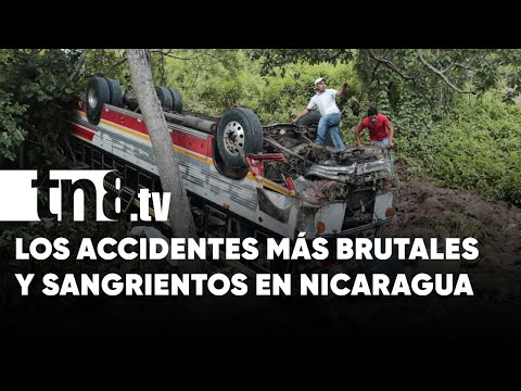 Los accidentes más brutales y sangrientos de los últimos años en Nicaragua