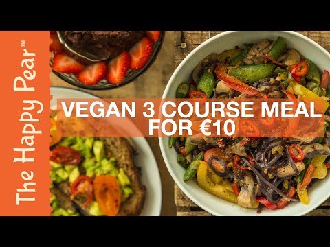 VEGAN 3 COURSE MEAL FOR UNDER 10 EURO