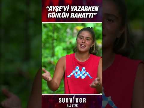 Ayşe'yi Yazarken Gönlün Rahattı! #shorts #survivorallstar #survivor2022