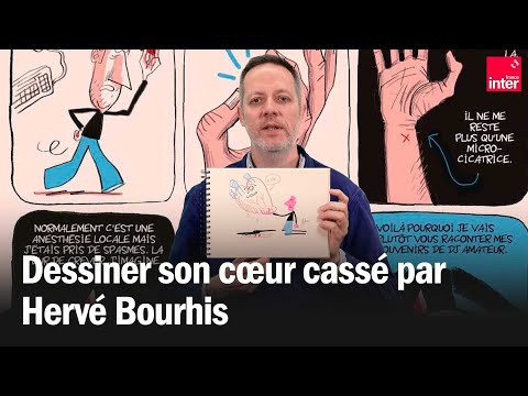 Dessiner son coeur cassé par Hervé Bourhis